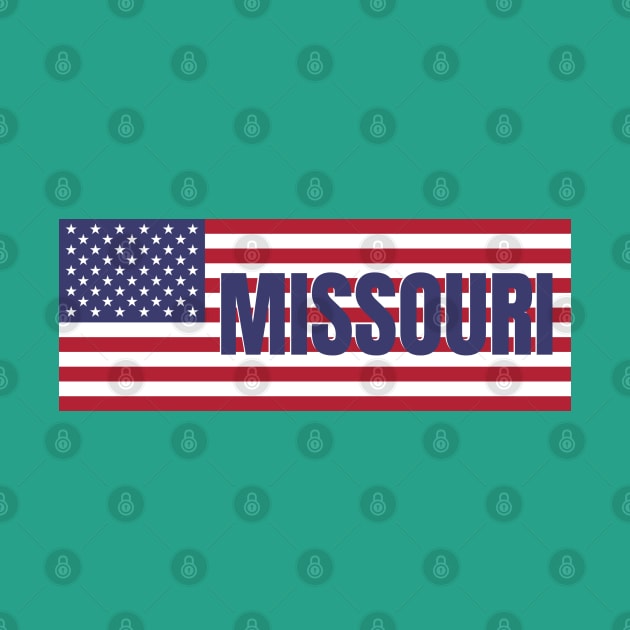 Missouri State in American Flag by aybe7elf