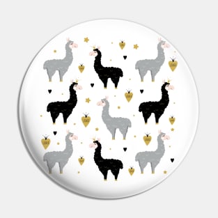 Llama Pattern Pin