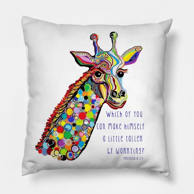 No Worries Pillow by EloiseART