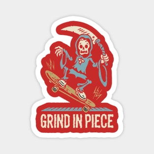 Grind In Piece Magnet