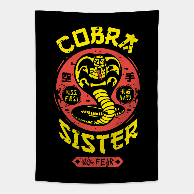 Cobra Sister Tapestry by Olipop