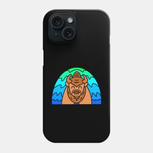 Funny Wood Bison Phone Case