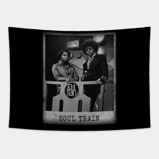 Soul Train // old school minimalist Tapestry