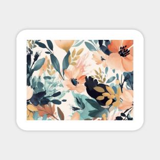 Loose floral pattern Magnet