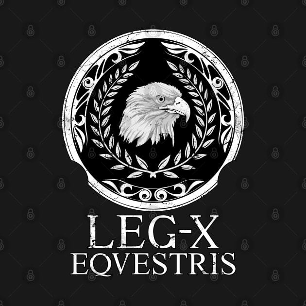 Legio X Equestris Roman Legionary Emblem by NicGrayTees