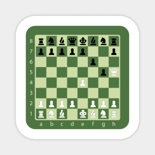 Fool’s Mate chess opening Magnet