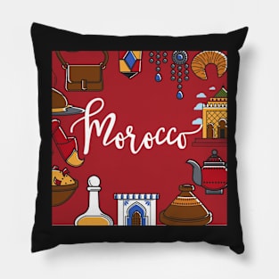 Morocco theme Pillow