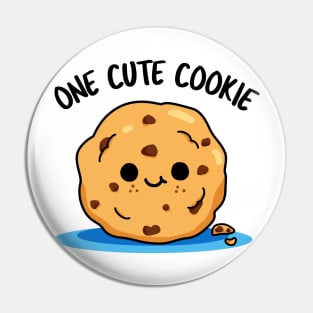 One Cute Cookie Cute Cookie Pun Pin