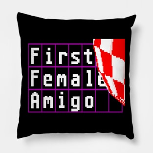 First Female Amigo Pillow