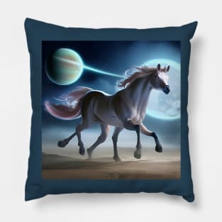 Alien Horse Pillow