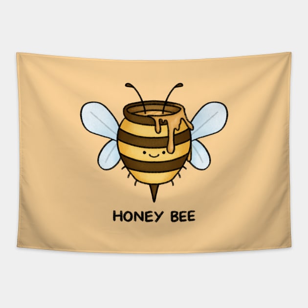 Honey Bee Tapestry by drawforpun