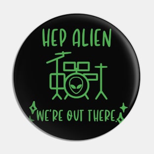 Hep Alien band poster Pin