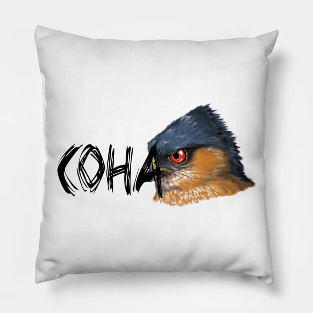 COHA - The Cooper's Hawk Pillow by Shokokuphoenix