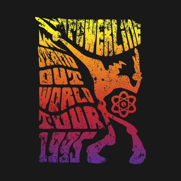 Disover Groovy Powerline World Tour 95' - Powerline - T-Shirt