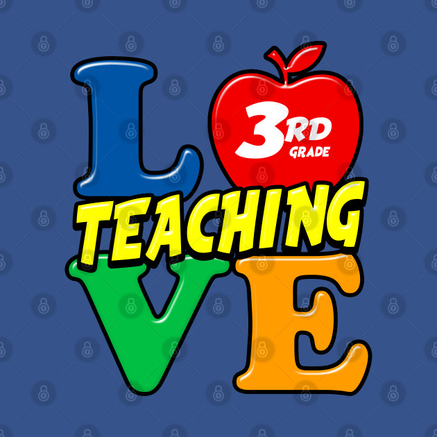 Discover Love 3rd Third Grade Teaching Back To School Gift - School Teacher Gifts - T-Shirt