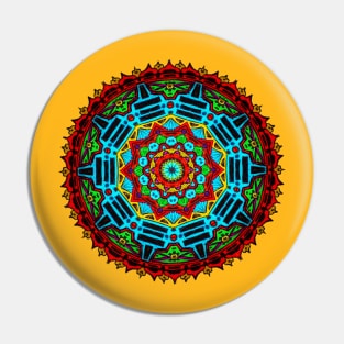 Sun Mandala Pin