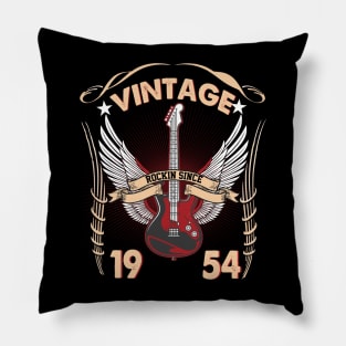 Vintage 1954 70th Birthday Gift Men Women 70 Years Old Pillow