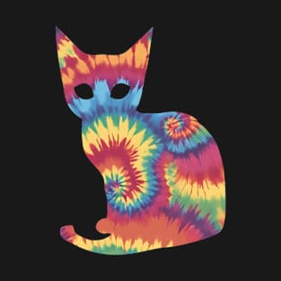 tie dye cat T-Shirt