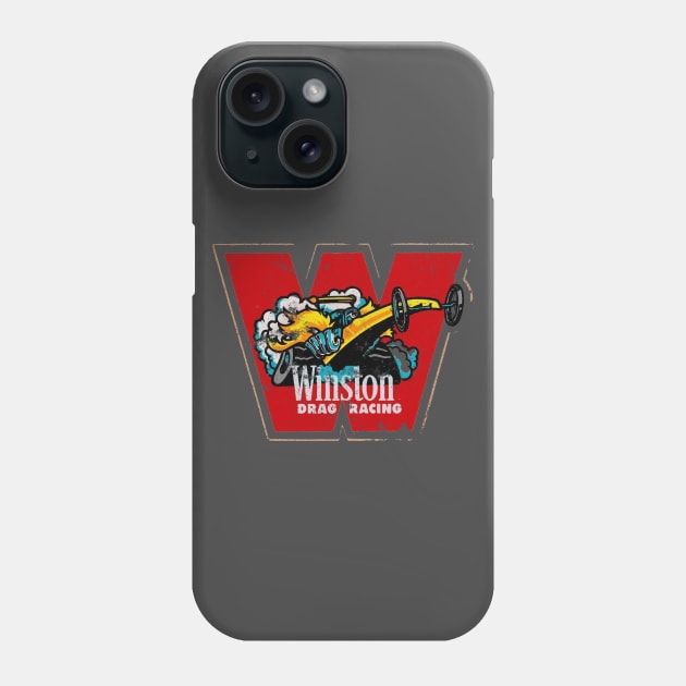 Winston Drag racing Phone Case by retrorockit