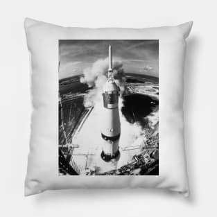 Launch of Apollo 11 mission on a Saturn V rocket (S375/0066) Pillow