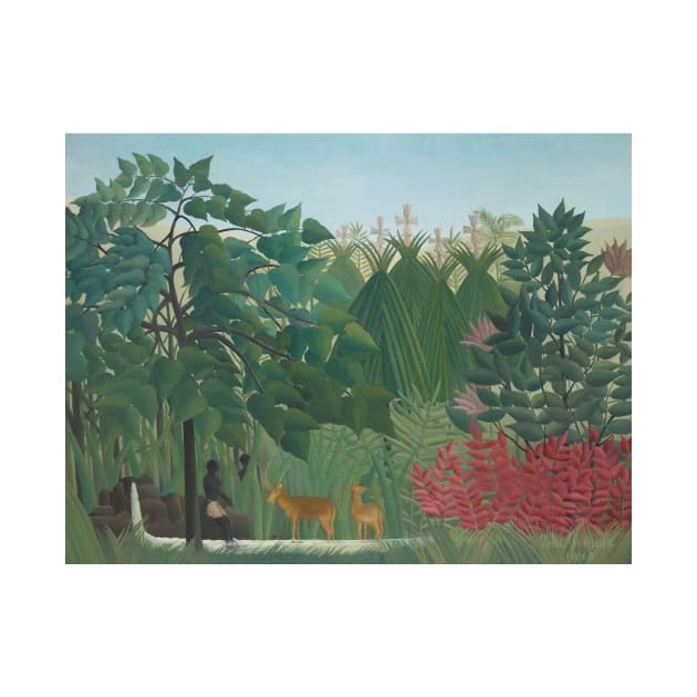 The Waterfall by Henri Rousseau by Classic Art Stall