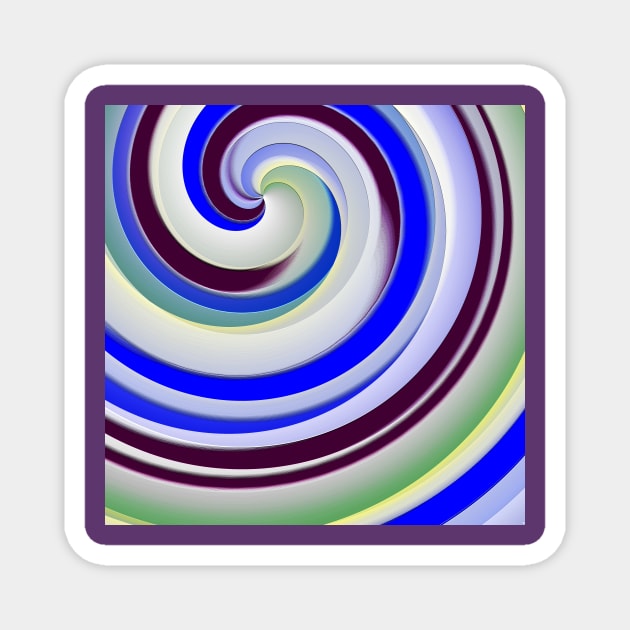 Cold spirals Magnet by TiiaVissak