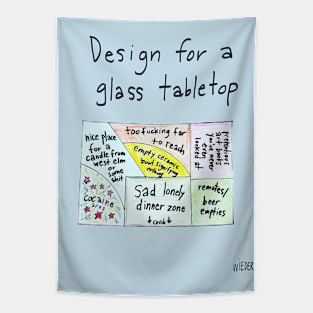 Glass Table Tapestry