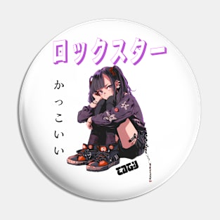 Rockstar Anime Pin