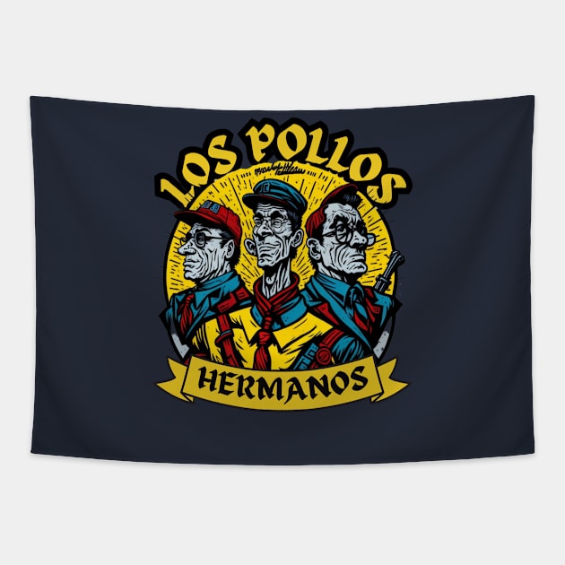 LOS Pollos Hermons Tapestry by samsamteez