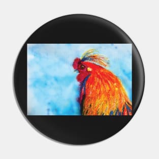 Rooster Pin