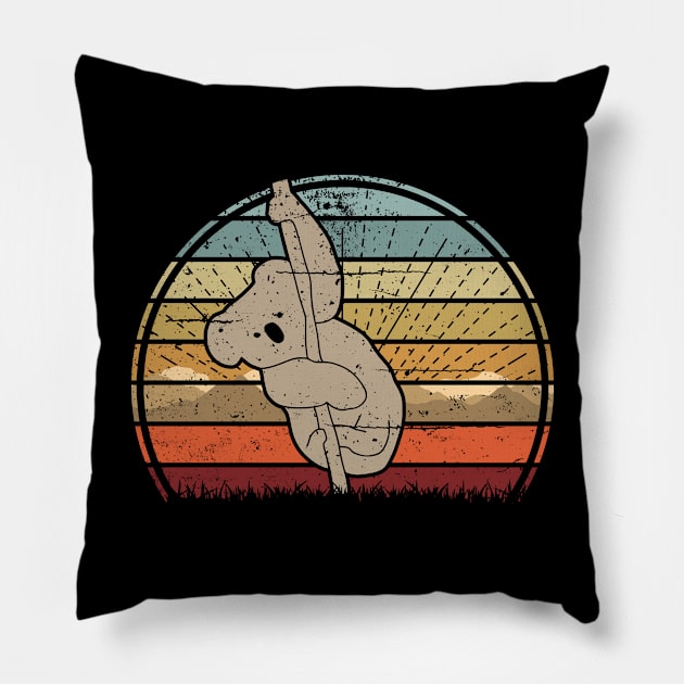 Koala Sunset Pillow by Nerd_art