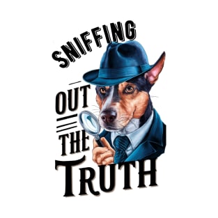 Detective Dog Sniffing The Truth T-Shirt