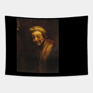 Rembrandt Painting men Tapestry