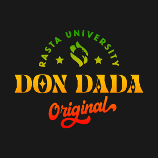 Rasta University Don Dada Original Rasta Colors Reggae T-Shirt