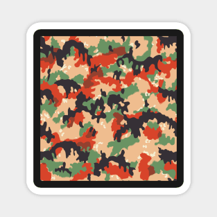 Swiss Army Camouflage Magnet