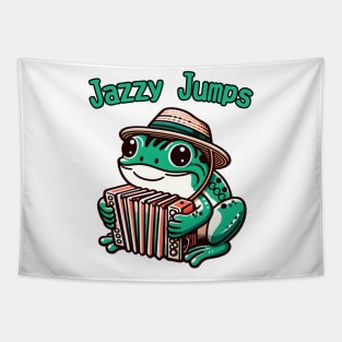 Frog accordion Tapestry