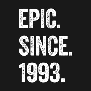 31 Years Old Epic Since 1993 31st Birthday T-Shirt