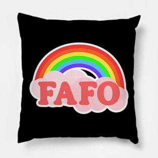FAFO cute Pillow