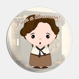 I am a librarian! Pin