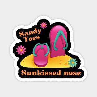 Sandy Toes Sunkissed Nose Magnet