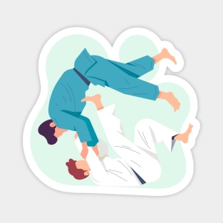 Jiu Jitsu Fight Magnet