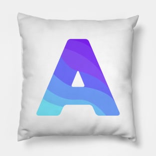 A logo gradient color Pillow