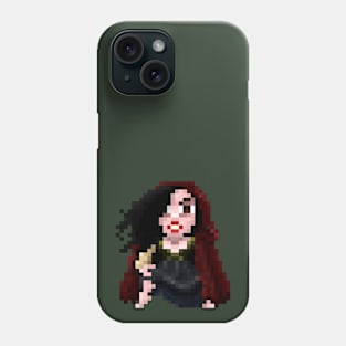 16-Bits Young Woman in the Woods Phone Case