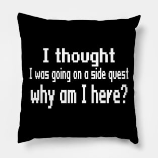 I thought I was going on a side quest, why am I here? Pillow