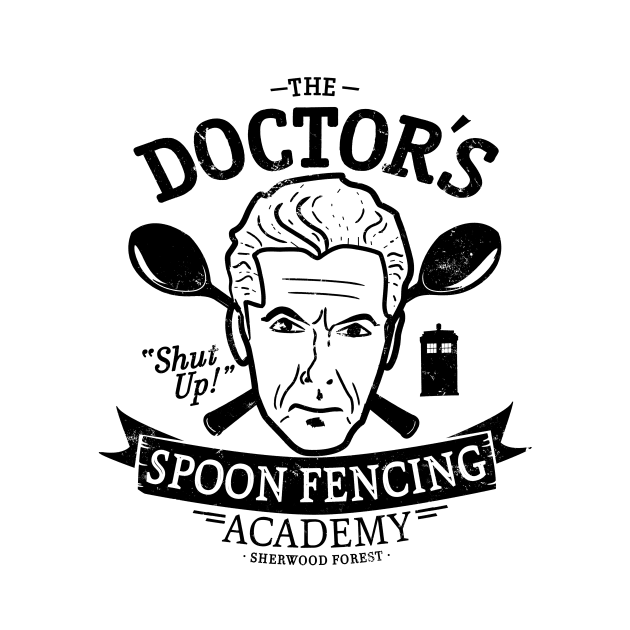 Spoon Fencing Academy (Black) by girardin27
