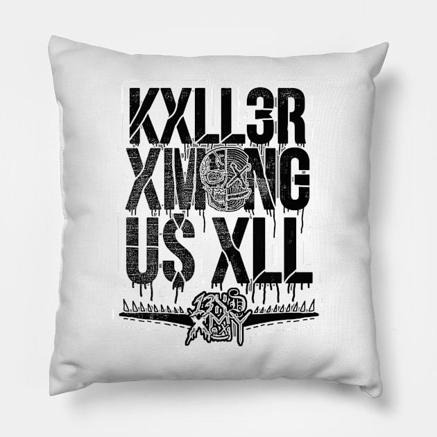 13XD XMY ''KXLLER AMONG US ALL'' Pillow by KVLI3N
