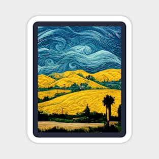 Illustrations inspired by Vincent van Gogh Magnet