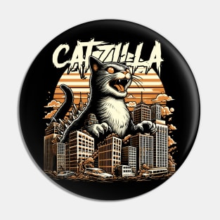 Catzilla - King of Monsters Pin