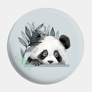 Cute Woodland Baby Panda . Pin