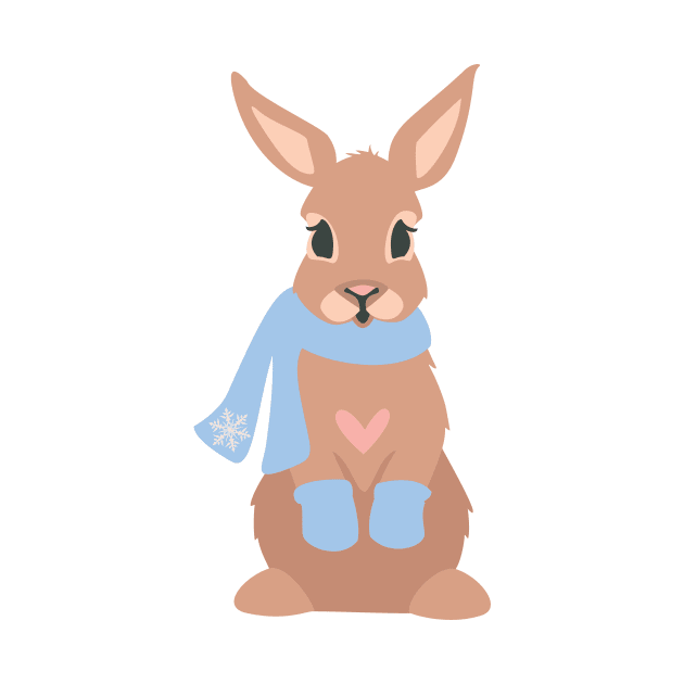 Winter Rabbit by lauran